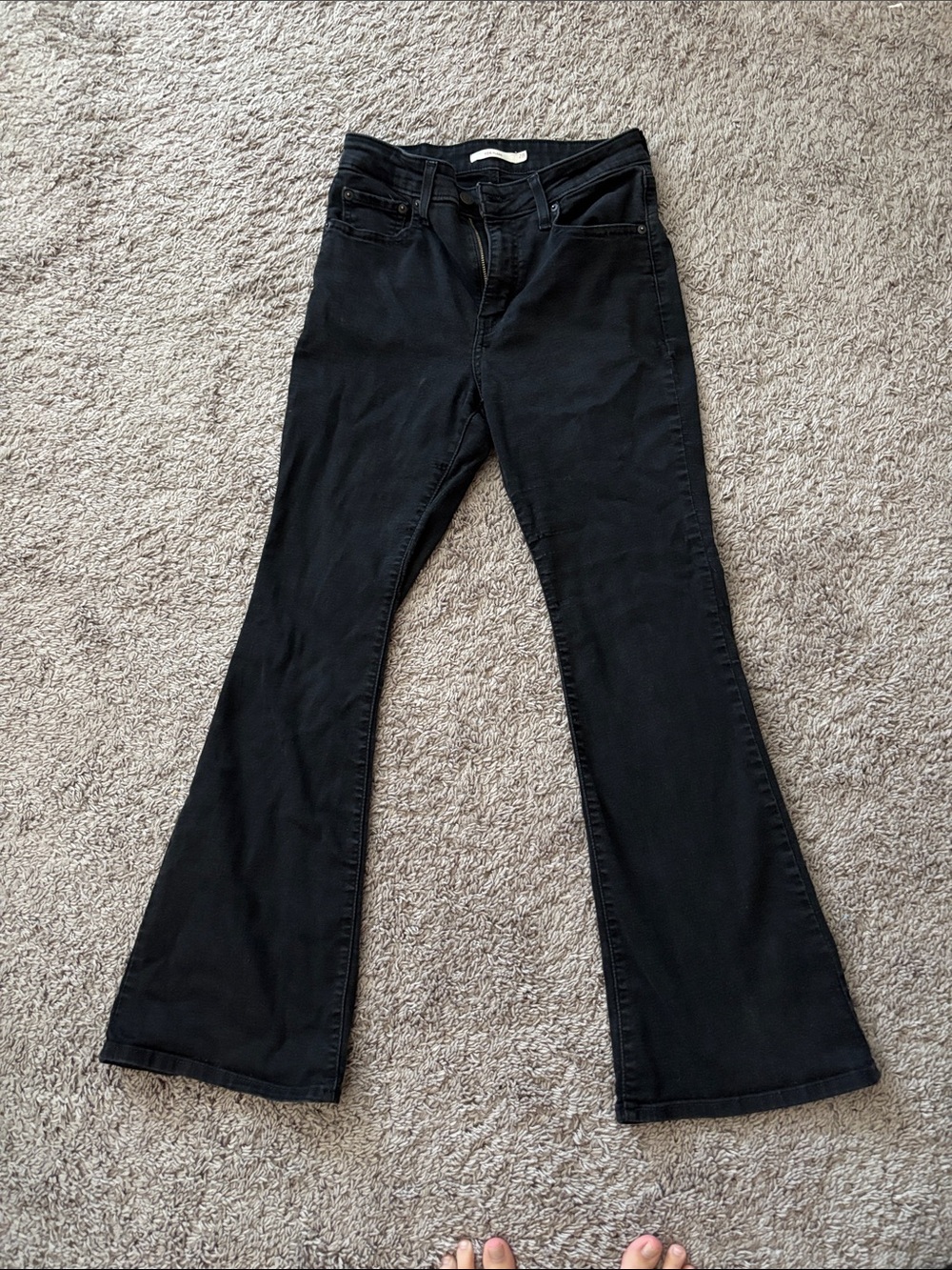 Madewell Black Flare Jeans